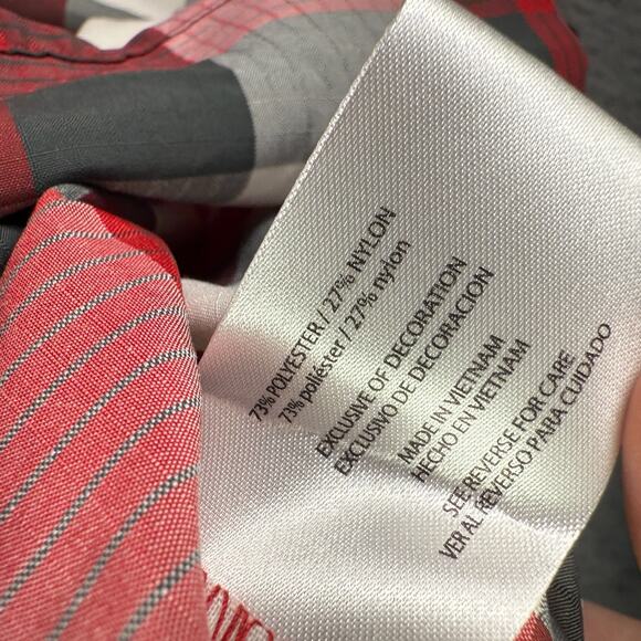 Orvis Shirt Mens M Red Grid Plaid Short Sleeve Tech UPF 20+ Quick Dry Fishing - Picture 6 of 11